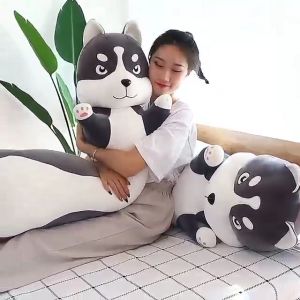 [ TAII ] Husky Doll Plush Toy - Long Strip Sleeping Pillow - 哈士奇毛绒玩具 - 长条抱枕