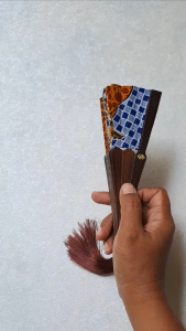 Kipas Batik 3N Tulis Lawas Model Polos Tambal Bilah Ukuran S 19 cm dengan Kotak Gratis dan Layanan Gravir Gratis