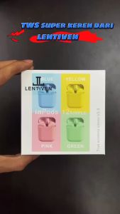 WANKEI LENTIVEN Earphone Headset Bluetooth Tahan Air Touch HiFi Stereo Wireless PO12