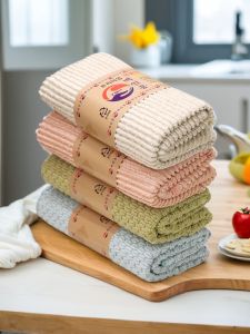 Kitchen Cleaning Cloth Non-Falling Hair Absorbent Oil-Free Floor Towel Home Use Table Wiping Magic Tool Durable Household