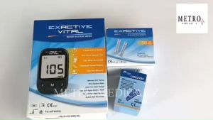 ⭐️เครื่องตรวจวัดระดับน้ำตาลในเลือด Exactive รุ่น VITAL⭐️ สินค้าพร้อมส่ง