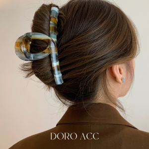 Simple Style Large Size Hair Clips Retro Shark Clamp Hair Accessories Commute Suitable Medium Long Hair Non Customizable