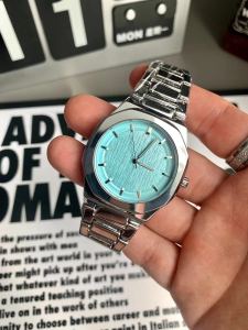 Square Watch Mens and Womens Steel Belt Niche Style Ins Fancy Cold Wind Stylish Easiest for Match Student Quartz Small Square Watch