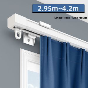 WEILAISHI | Silent Overhead Double Track Aluminum Window Curtain Rail