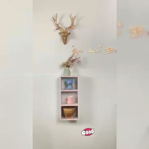 Tempat Penyimpanan Dinding Ukuran 60x15x245cm Multifungsi Minimalis - YOYOSOO