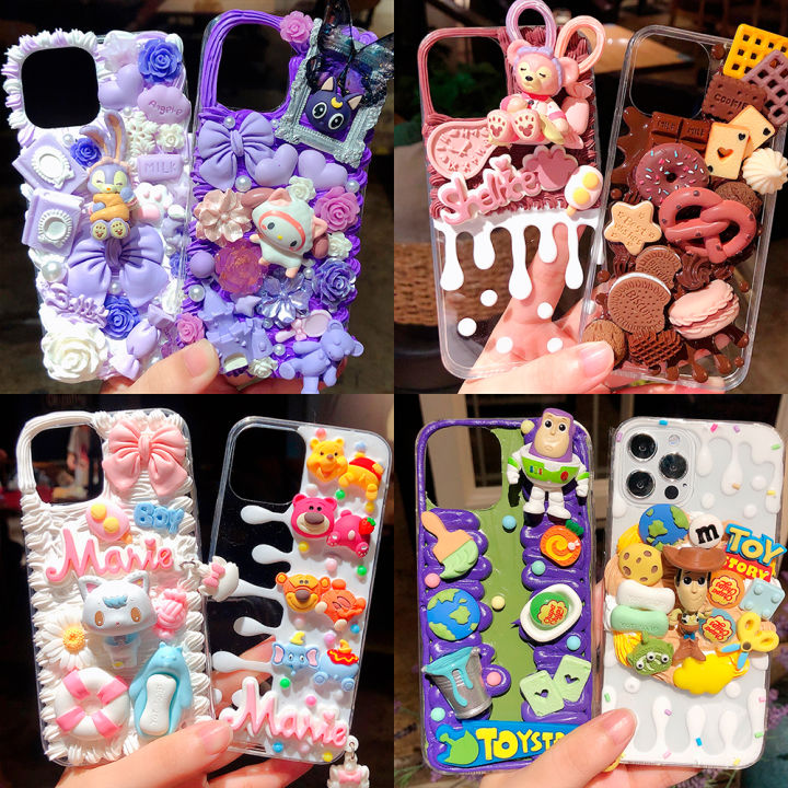 Cream Glue Phone Case DIY Material Package Accessories Suit