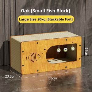 HELLOLEIBOO | Scratch Resistant Shredding Prevention Couch Cat Scratcher Nest Thickened All-Season Corrugated Cardboard