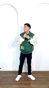 XUA Jaket Varsity Royal King Series A466