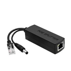 DC 48V to 12V 2A splitter power supply. Active PoE on Ethernet DC 10/100Mbps