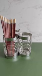 Ống đựng đũa muỗng inox 201 - Mẫu ống đũa tròn có 3 kích thước dể dàng lựa chọn