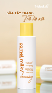 Tẩy trang sữa lạc đà Camel milky cleansing Melaslab dành cho da nhạy cảm da mỏng yếu 120mL