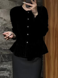 UYFY | Áo sơ mi dài tay màu đen thanh lịch cho nữ mùa thu 2025 thời trang đa năng tôn dáng phong cách mới của UYFY