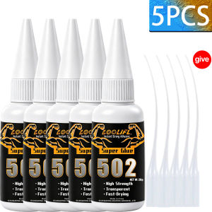 LOOLIFL | New Extra Strong 502 Super Glue Quick Dry Multi Purpose Instant Bond Adhesive For DIY Handicraft Metal Wood Plastic Repair 20ML