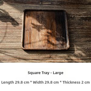 TONGMUSHIJIA | Retro Home Dry Tea Ceremony Wooden Tray