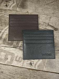 Export Inventory Womens Genuine Leather Card Holder Card Case Storage Men First Layer Cowhide Document Package Brand Counter Tail Goods