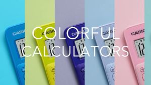 Casio New Colorful Series Calculator - MS-20UC