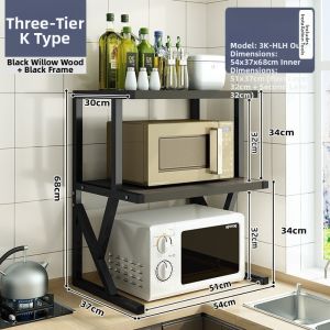Multifunctional Double Layer Kitchen Storage Rack