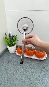 SET OF 2PCS Filter Spoon with Clip Multi-functional Colander