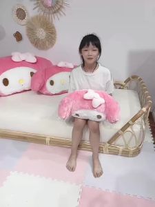 OD] Cute Cartoon My Melody Plush Cushion Blanket Two-in-One Office Student Nap Blanket Quilt