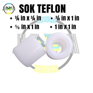 Sok Teflon Sok Nilon Isolator Sok Sambung Penangkal Anti Petir ¾ x ¾  ¾ x 1in  1in x 1in  ⅝ x 1in