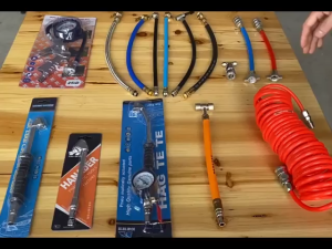 Car Tire Inflator Nozzle Heavy Duty Car Air Chuck Double Head Tire Inflator Nozzle For Car