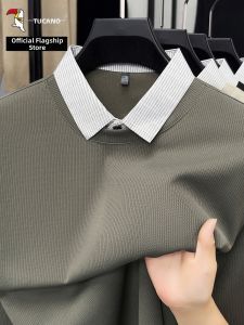 TUCANO | False Two-Piece Long Sleeve Polo Shirt
