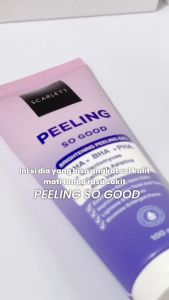 ASTER Scarlett Brightening Peeling Gel Feel So Good | Scrub Wajah | Brightening Peeling Wajah | Pencerah