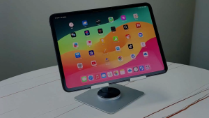 Meewoo Tablet Phone Holder for iPad Stand 360° Rotation Adjustable Portable Metal Tablet Stand for 4-12.9inch