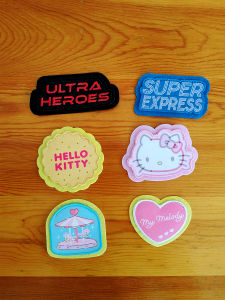 Cartoon Animal Fabric Patches Embroidered Sewable Shoe Hat Material Accessories with Signature Labels for DIY Sewing Crafts