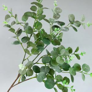 Hoa Giả Lá Bạch Đàn Màu Cam Mùa Thu Dùng Trang Trí Bó Hoa Cưới Lá Cây Rừng Giả Bằng Lụa Trang Trí Bàn Làm Việc Tại Nhà
