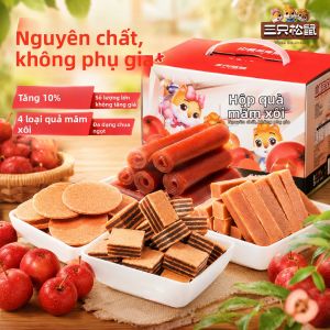 Three Squirrels | Hộp Quà Tặng Mứt Ô Mai Hawthorn 770g