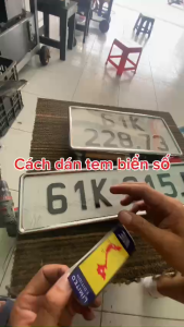 Decal Dán Biển Số Ô Tô Audi – Miếng Dán Trang Trí Bên Hông Biển Số Dài 52x11cm Biển Ngắn 33x16.5cm Chống Nước Dễ Dán