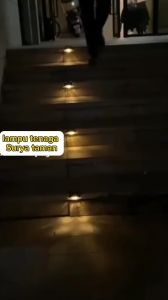BB7 - Lampu Solar Siku Tenaga Surya Waterproof / Lampu Tangga Pagar Taman Tenaga Matahari