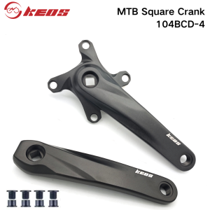 Bộ Trục Xe Đạp Leo Núi Hợp Kim Nhôm KEOS 104 BCD Lỗ Vuông 170mm Đĩa Xích 32T/34T/36T/38T Tương Thích Với Líp 7-12 Tốc Độ