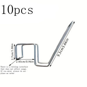 10 Stainless Steel Multifunctional Shoe Hooks For Easy Drying Saving Storage And Organizing Space