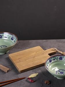 Melamine Ramen Bowl Bowl Specially Designed for Noodle Restaurant Imitation Porcelain Plastic Sour and Spicy Snail Rice Noodles Beef Soup Bowl Spicy Hot Large Bowl Commercial