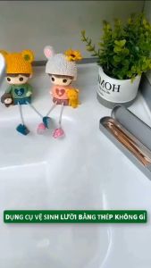 Cạo lưỡi chăm sóc răng miệng vệ sinh lưỡi cây cạo lưỡi inox hỗ trợ ngừa hôi miệng - LT Grocery