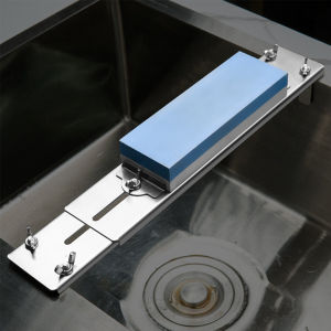 Makery【Ready in Stock】 Adjustables Whetstone Holder for Sink Professional Sharpen Cutter Sink Bracket for Kitchen Supplies