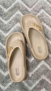 FGMM Sandal Jepit Karet Motif Bintang Wanita Gaya Korea Sandal Penambah Tinggi Badan 36-41