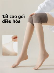 Tất nữ MiiOW dài đến đầu gối làm bằng lụa băng mỏng chống trượt
