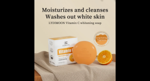 Vitamin C Whitening Soap Cleansing Soap Melanin removal Exfoliating Chicken skin removal Brightening Skin Gentle and non-irritating For All Skin Types 100g