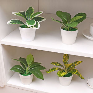 Mini Artificial Plants Bonsai Tree Pot Plants Fake Flowers Office Table Potted Ornaments Home Decor