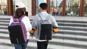 TAS PRIA 70001 - TAS RANSEL ANTI MALING TAS RANSEL LAPTOP KERJA KULIAH SEKOLAH TRAVEL MUDIK GUNUNG HIKING - D