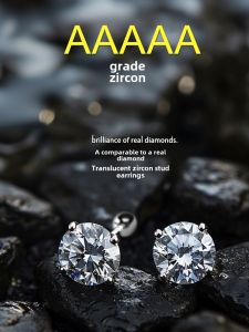 Hypoallergenic Titanium Steel Ear Studs Surgical Flashing Alloy Piercing Fashion Jewelry for Women Ear Cuff Nose Stud Earbone