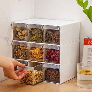 MOLIDA | Hộp Lưu Trữ Chia Sẻ Trong Suốt Đựng Thảo Dược