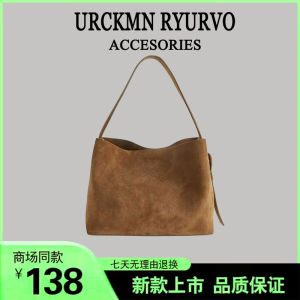 Zar Fendan Retro Bucket Bag Womens Large Capacity Commuter Single Shoulder Bag Elegant Versatile Underarm Bag 2024 New Model