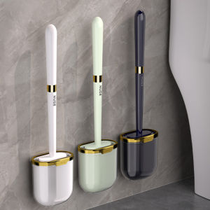 แปรงขัดส้วมแบบ ล้างห้องน้ำ  ที่ขัดห้องน้ำ แปรงล้างห้องน้ำ แปรงขัดส้วม แปรงขัดห้องน้ำ ประหยัดพื้นที่   ฐานเก็บมีรูระบายน้ำ