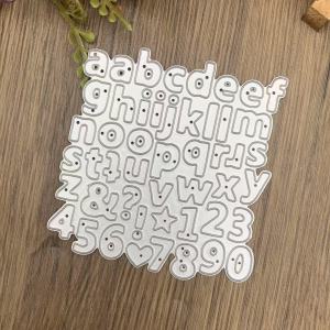 1pc Letters Numbers Symbol Pattern Metal Cutting Dies for DIY Scrapbooking Handicrafts Decorative Paper Cards