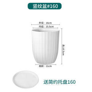 Flower Pot For Home Large Indoor Living Room Simple Plastic Pot Pot Bird of Paradise Large Diameter Flower Pot Accessible Luxury Fancy