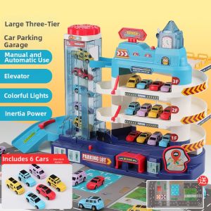 Educational Multi-level Parking Garage With Tracks